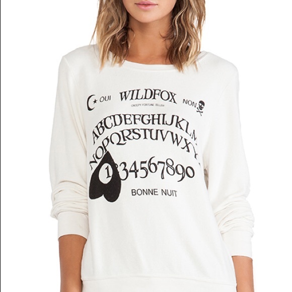 Wildfox Sweaters - Rare: Wildfox Halloween Ouija Girl Baggy Sweater